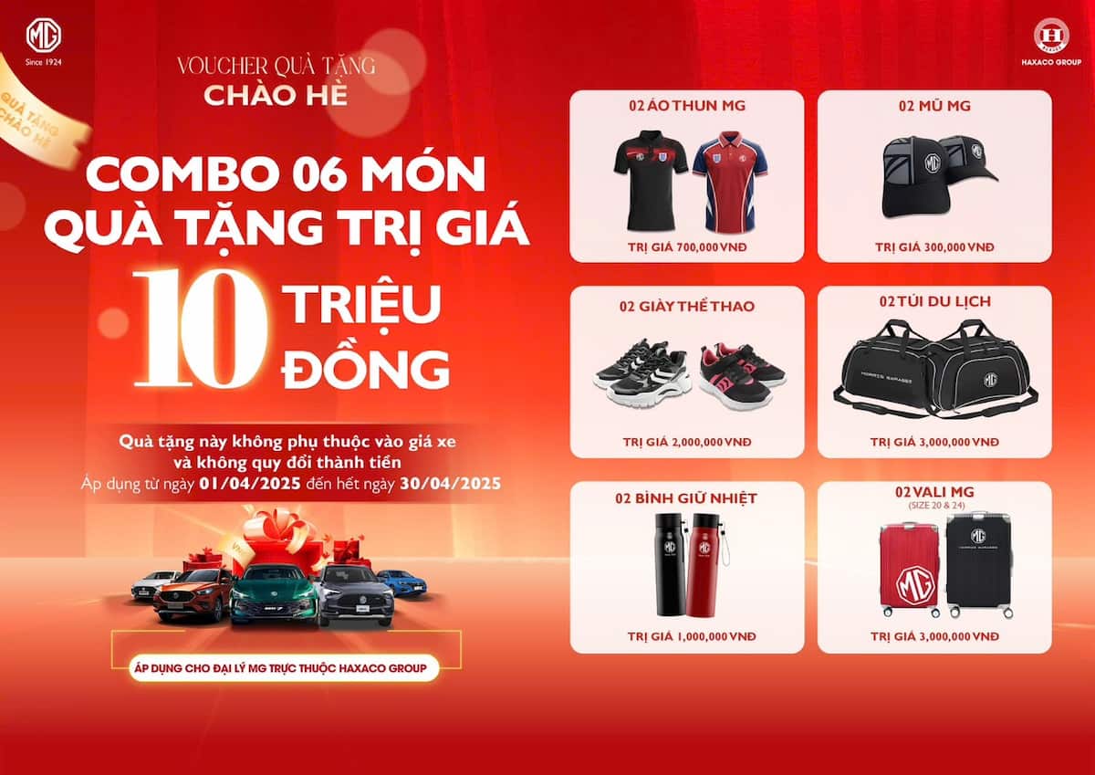 Bảng giá xe MG tại Đà Nẵng mới nhất