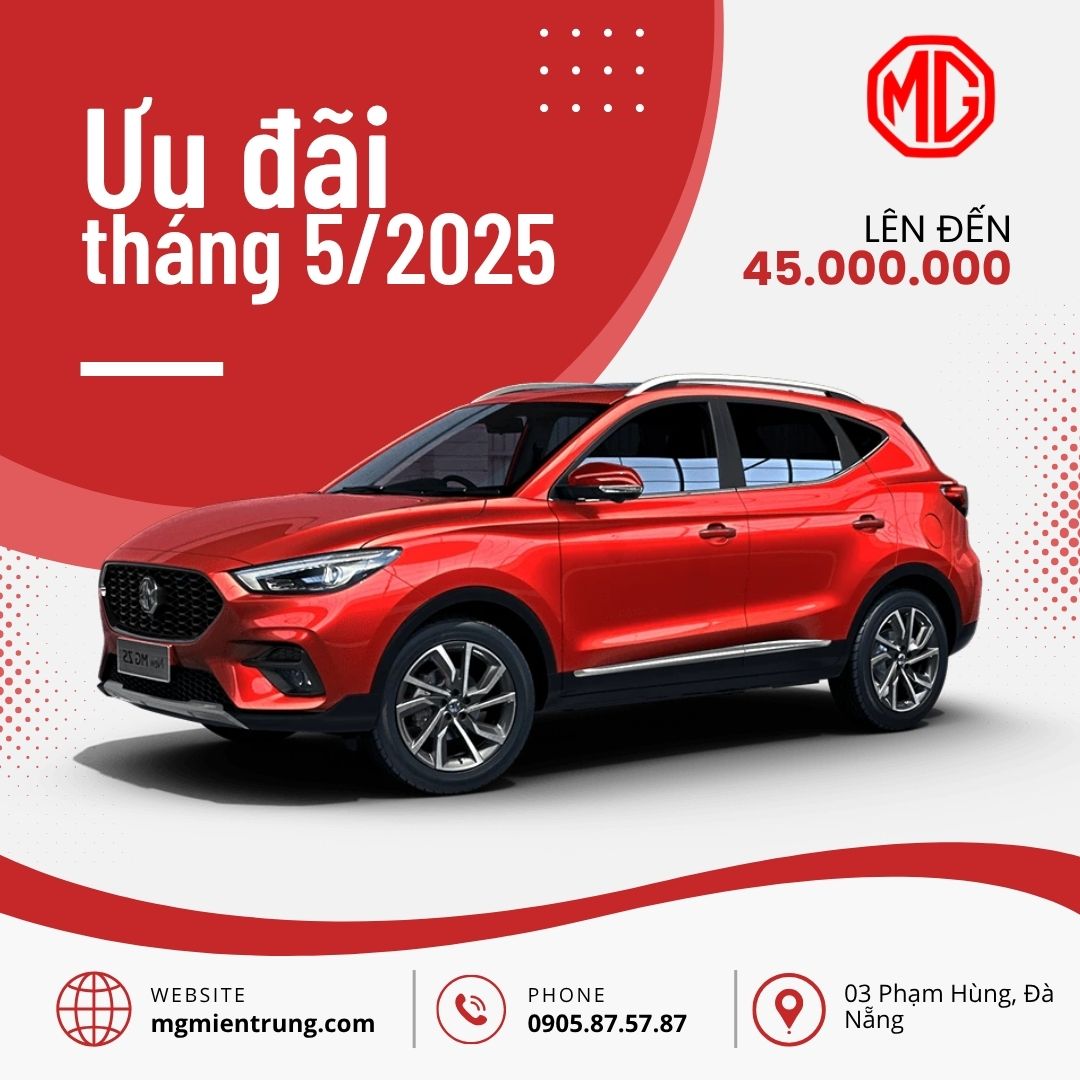 Khuyến mãi MG Tháng 5 2025